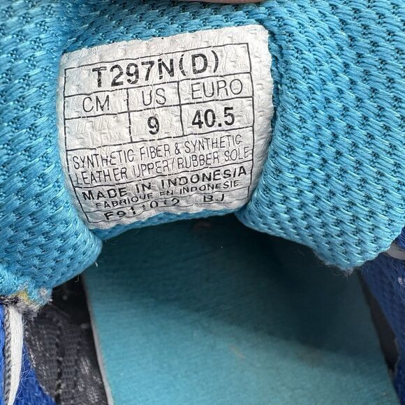 Asics Sneakers Womens Size 9 D Gel Cumulus 14 IGS Shoes Blue Athletic Run B1 - Picture 2 of 9